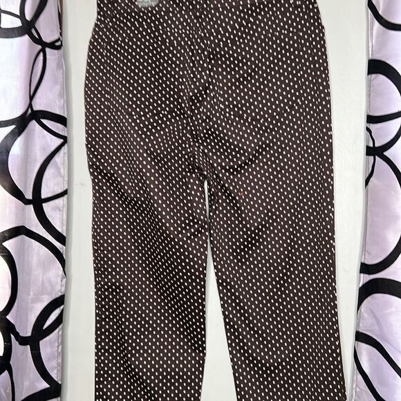 Chaps polkadot, flat front chinos size 12 - Picture 7 of 9